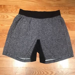 Lulu Lemon Shorts: Static/ Black & White